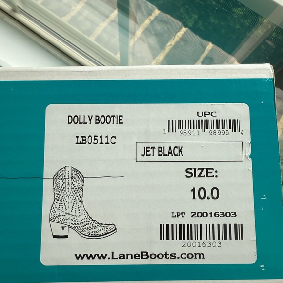 DOLLY BOOTIE - JET BLACK  Size 10 - Picture 6 of 10